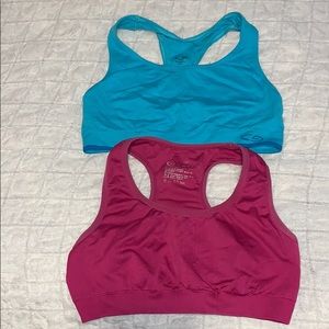 Lot of 2 size Medium sports bras